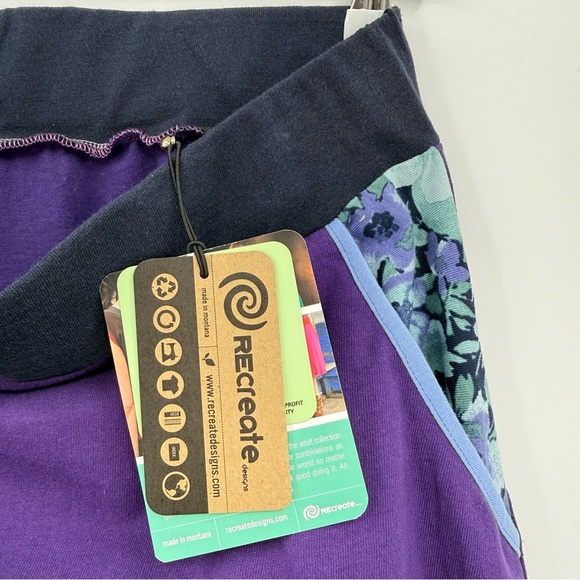 Recreate Designs Made In Montan Patchwork Colorblock Cotton Midi Skirt Size M - Picture 5 of 9